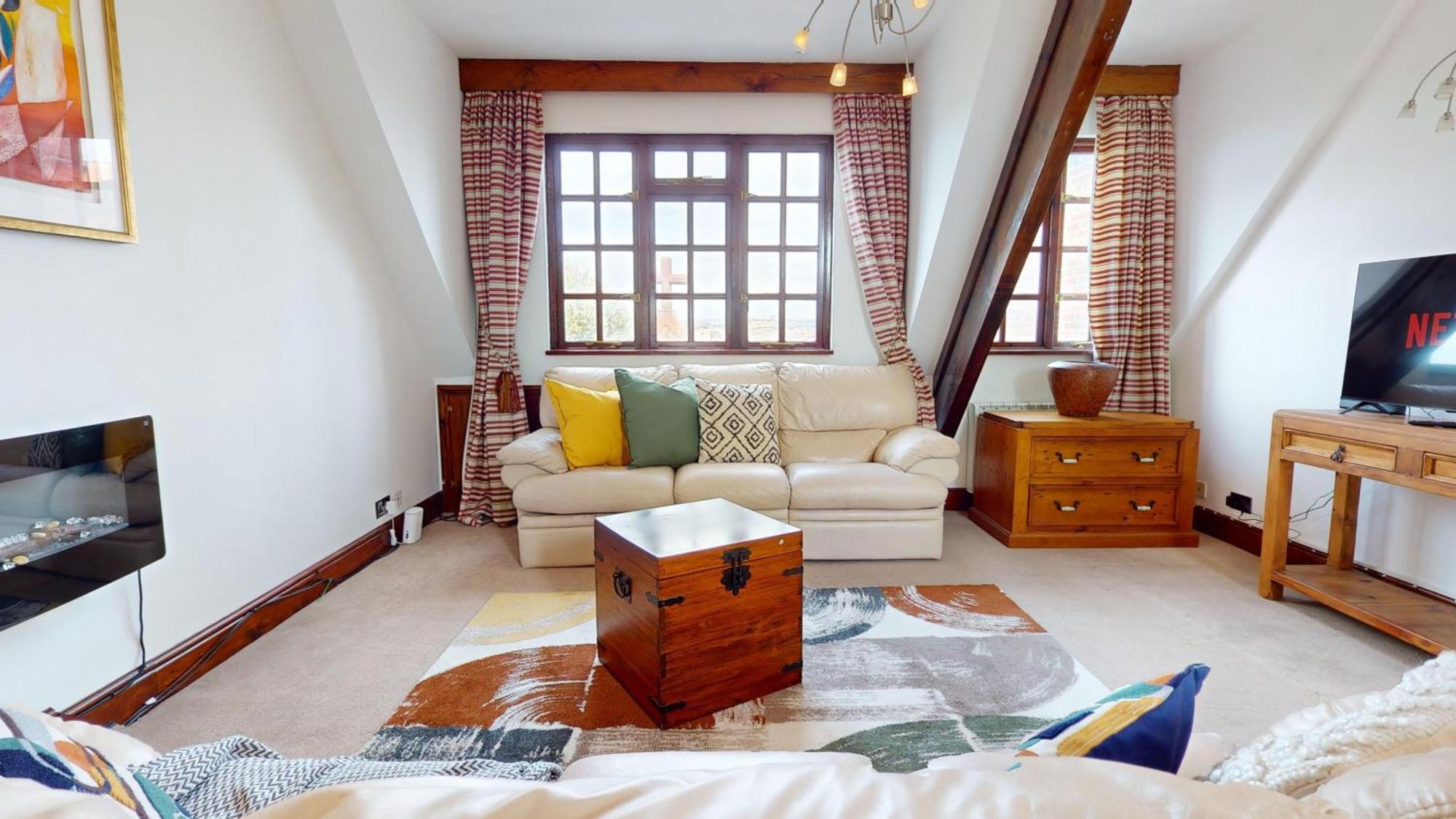 Appartement Spacious 4-bedroom Penthouse Sleeps 8 - Great View And Free Parking Portsmouth